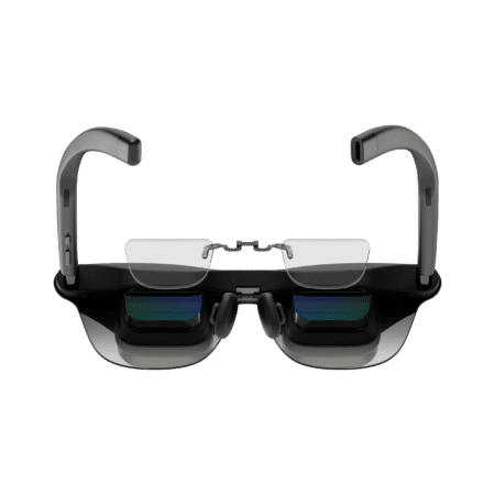RayNeo GT Max AR glasses with prescription inserts