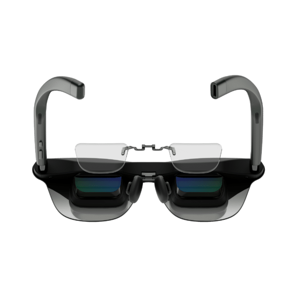 RayNeo GT Max AR glasses with prescription inserts