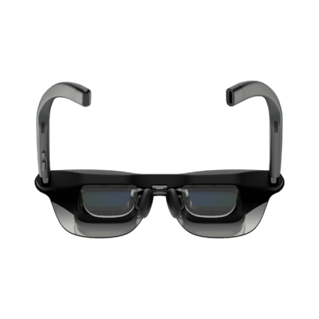 RayNeo GT Max AR glasses with prescription inserts fitted