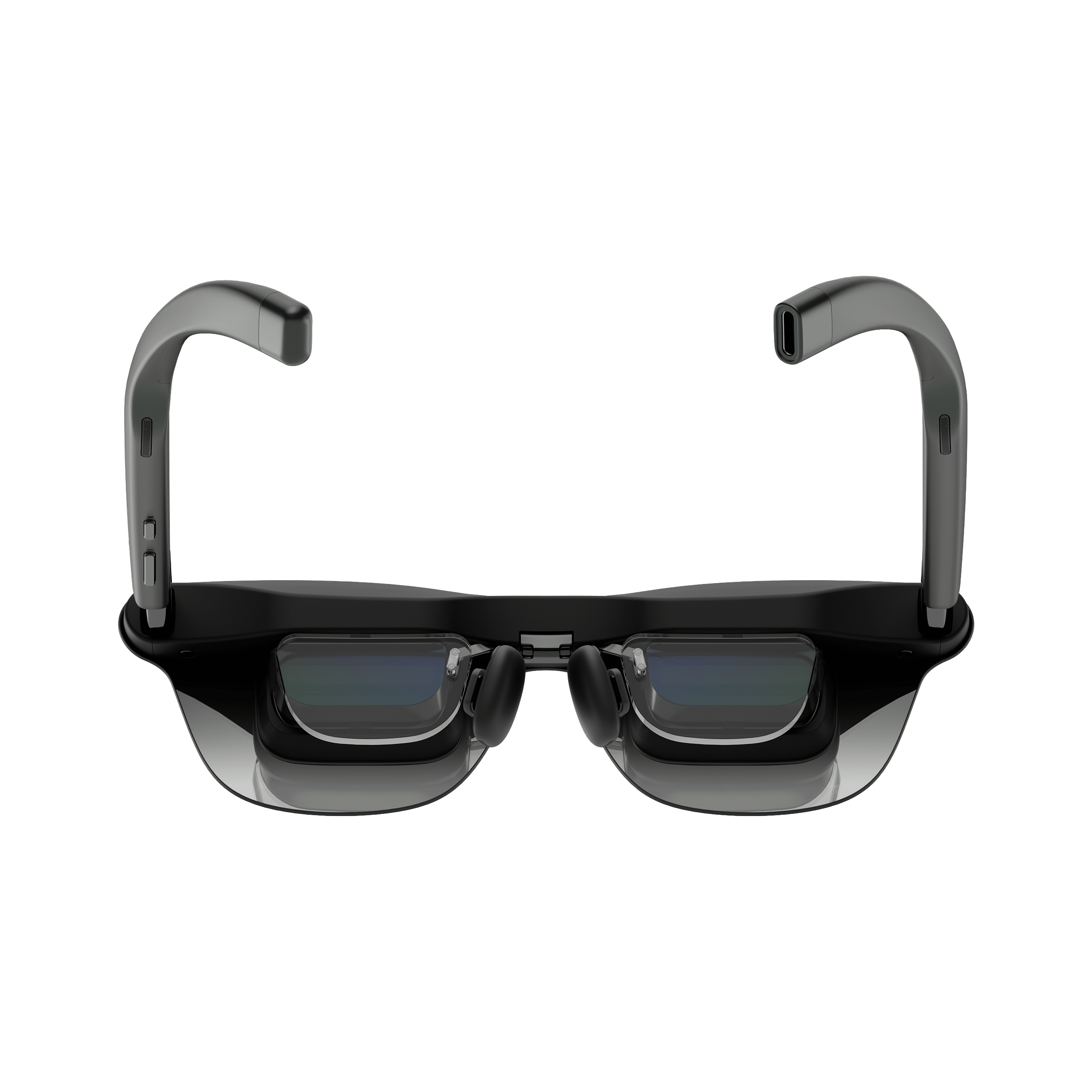 RayNeo GT Max AR glasses with prescription inserts fitted