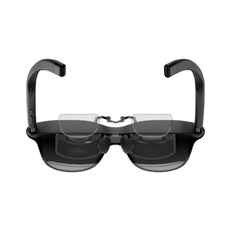 RayNeo GT AR glasses with prescription inserts